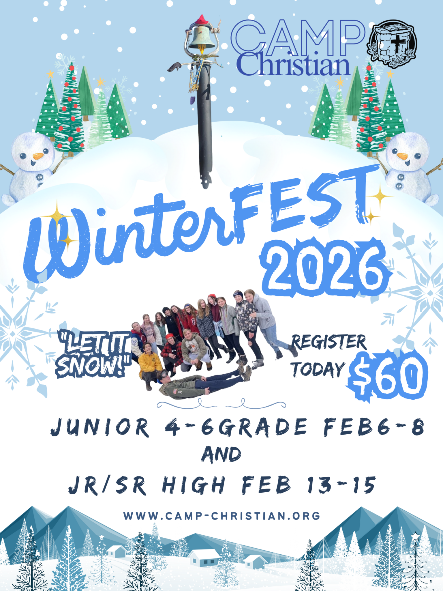 Winter Fest Junior Weekend at Camp Christian